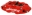 Picture of Wilwood Caliper Forged Narrow Superlite R-H FNSL6R-DS Dust Seal 1-62-1-12 1-10in Rotor Width - Red