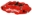 Picture of Wilwood Caliper Forged Narrow Superlite L-H FNSL6R-DS Dust Seal 1-62-1-12 1-10in Rotor Width - Red