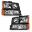 Picture of ANZO 2003-2006 Chevy Silverado Crystal Headlight w- Signal Light Black Amber 4 pcs
