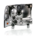 Picture of ANZO 2000-2004 Ford Excursion Crystal Headlight w- Corner Light Black Amber w-o Bulb