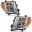 Picture of ANZO 2005-2008 Nissan Pathfinder Crystal Headlight Chrome Amber OE Replacement