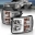 Picture of ANZO 2007-2013 Chevy Silverado 1500 Projector Plank Style Chrome Amber