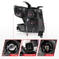 Picture of ANZO 2015-2020 Chevy Tahoe Projector Headlights Plank Style Black w-DRL