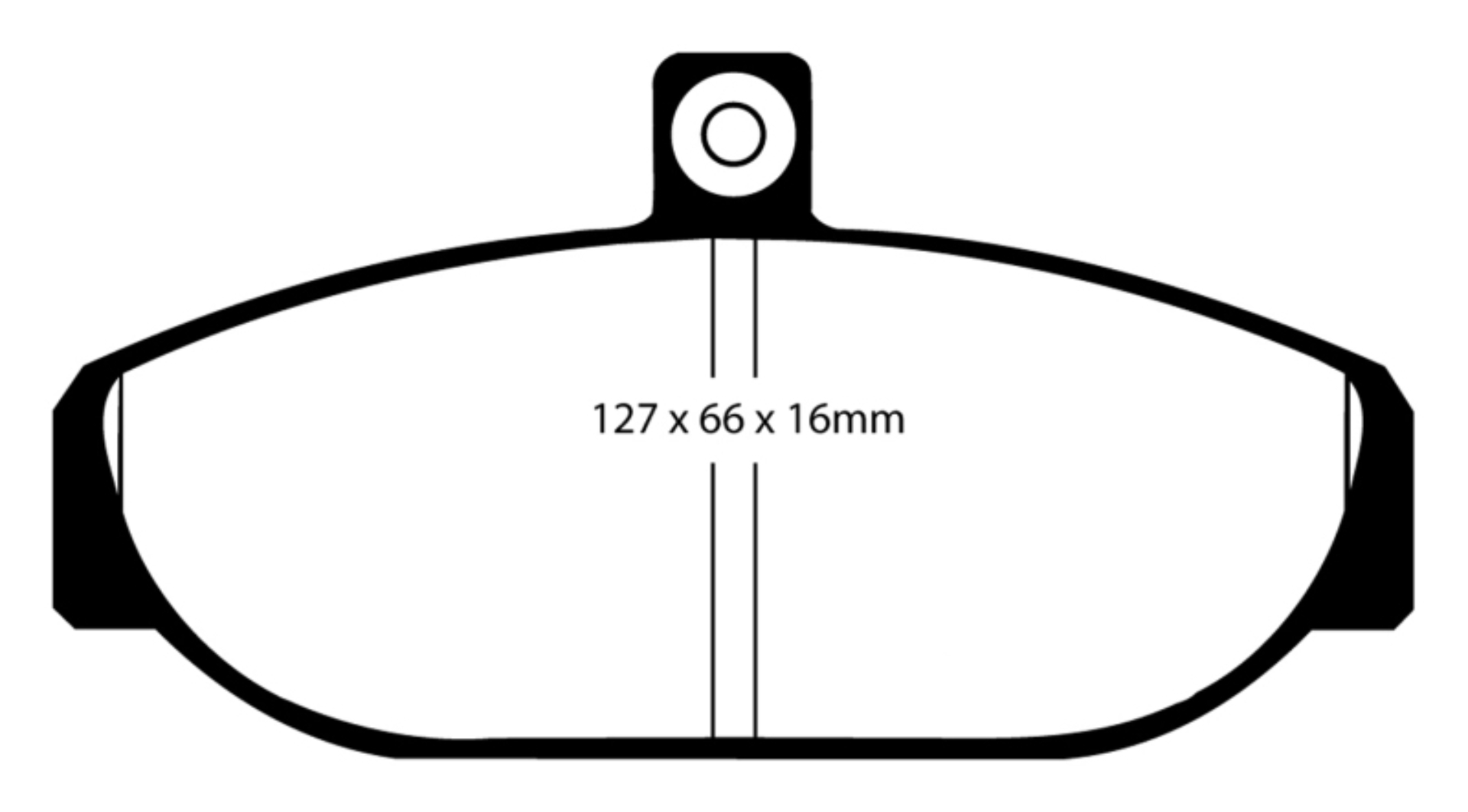 Picture of EBC 83-90 Volvo 760 2-3 Turbo Girling Ultimax2 Front Brake Pads