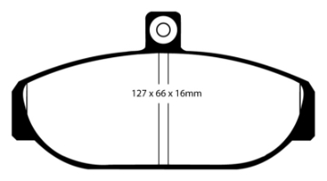 Picture of EBC 83-90 Volvo 760 2-3 Turbo Girling Ultimax2 Front Brake Pads