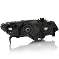 Picture of ANZO 2006-2009 Honda Civic 2 Door Crystal Headlight Black Amber OE Replacement