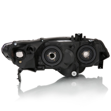 Picture of ANZO 2006-2009 Honda Civic 2 Door Crystal Headlight Black Amber OE Replacement