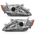 Picture of ANZO 2007-2009 Toyota Camry Projector Headlight Chrome Amber OE Replacement