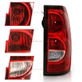 Picture of ANZO 2004-2007 Chevy Silverado Taillight Red-Clear Lens w-Black Trim OE Replacement