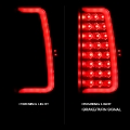 Picture of ANZO 2007-2014 Chevy Tahoe LED Taillight Plank Style Black w-Clear Lens
