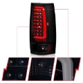 Picture of ANZO 2007-2014 Chevy Tahoe LED Taillight Plank Style Black w-Smoke Lens