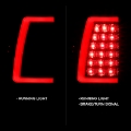 Picture of ANZO 1999-2002 Chevy Silverado 1500 LED Taillights Plank Style Black w-Clear Lens
