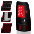 Picture of ANZO 2003-2006 Chevy Silverado 1500 LED Taillights Plank Style Black w-Smoke Lens