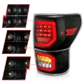Picture of ANZO 2007-2013 Toyota Tundra LED Taillights Plank Style Black w-Clear Lens