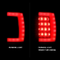 Picture of ANZO 1994-2001 Dodge Ram 1500 LED Taillights Plank Style Black w-Smoke Lens