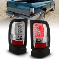 Picture of ANZO 1994-2001 Dodge Ram 1500 LED Taillights Plank Style Chrome w- Clear Lens