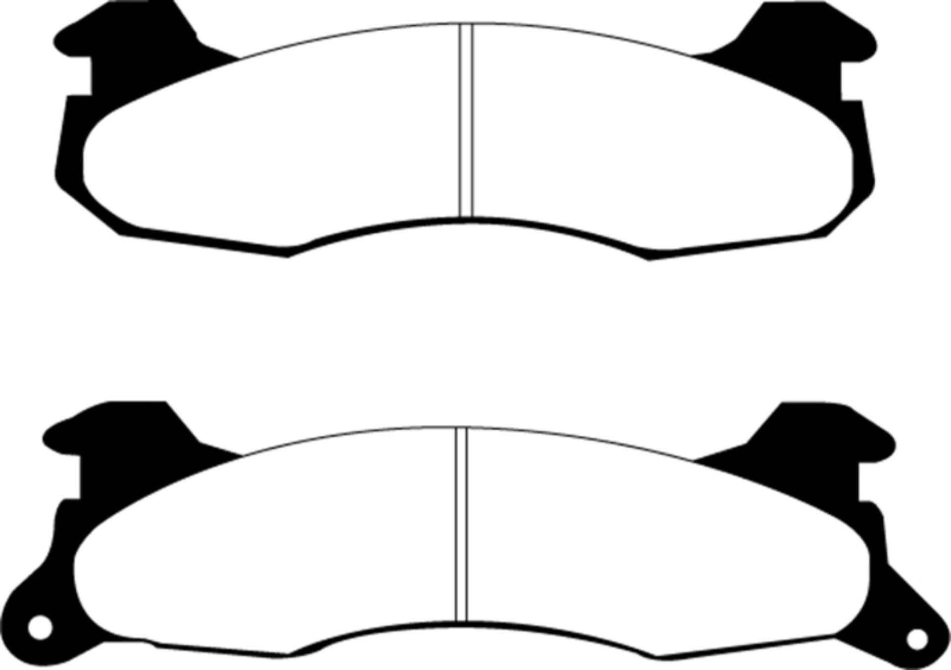 Picture of EBC 83-93 Ford Mustang 2-3 Rear Rotors Yellowstuff Rear Brake Pads