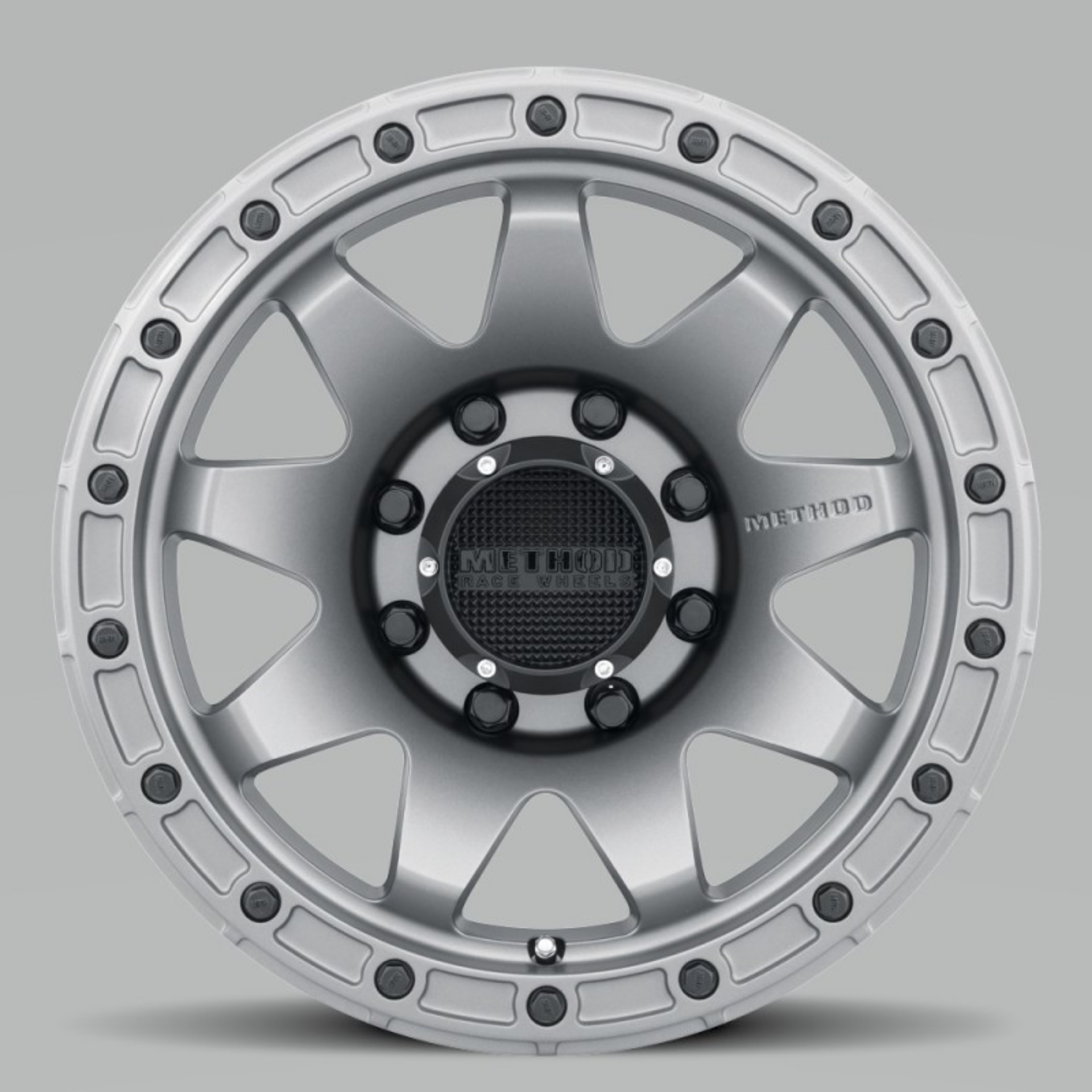 Picture of Method MR317 17x8-5 0mm Offset 8x6-5 130-81mm CB Matte Titanium Wheel