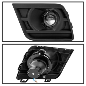Picture of Spyder Chevy Camaro V8 14-16 Fit SS-Z28-ZL1 Models OEM Fog Light W-Switch - Clear FL-CCAM14-V8-C