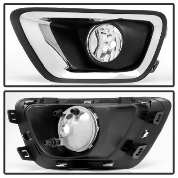 Picture of Spyder Chevy Colorado 2015-2017 OEM Fog Lights w-switch - Clear FL-CCOL15-C
