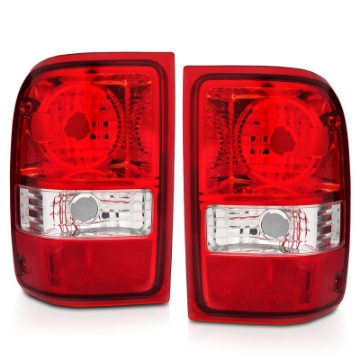 Picture of ANZO 2001-2011 Ford Ranger Taillights w- Red-Clear Lens OE Replacement Pair