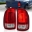 Picture of ANZO 1997-2004 Dodge Dakota LED Taillights Chrome Housing Red Lens Pair