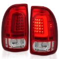 Picture of ANZO 1997-2004 Dodge Dakota LED Taillights Chrome Housing Red Lens Pair