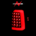 Picture of ANZO 1997-2004 Dodge Dakota LED Taillights Black Housing Smoke Lens Pair