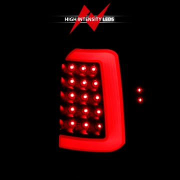 Picture of ANZO 1997-2004 Dodge Dakota LED Taillights Black Housing Smoke Lens Pair