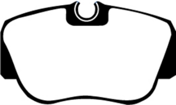 Picture of EBC 84-86 Mercedes-Benz 190-190E 2-3 Redstuff Front Brake Pads