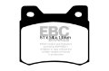Picture of EBC 84-86 Mercedes-Benz 190-190E 2-3 Redstuff Rear Brake Pads