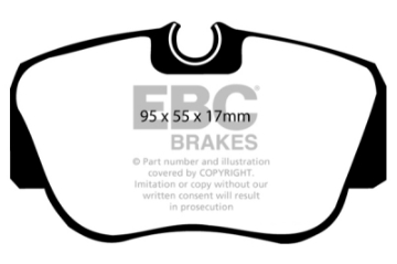 Picture of EBC 84-86 Mercedes-Benz 190-190E 2-3 Ultimax2 Front Brake Pads