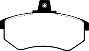 Picture of EBC 84-87 Audi 4000 1-8 Ultimax2 Front Brake Pads