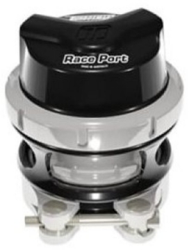 Picture of Turbosmart Raceport Gen-V Universal - Black No Weld Flange Female Pink Spring