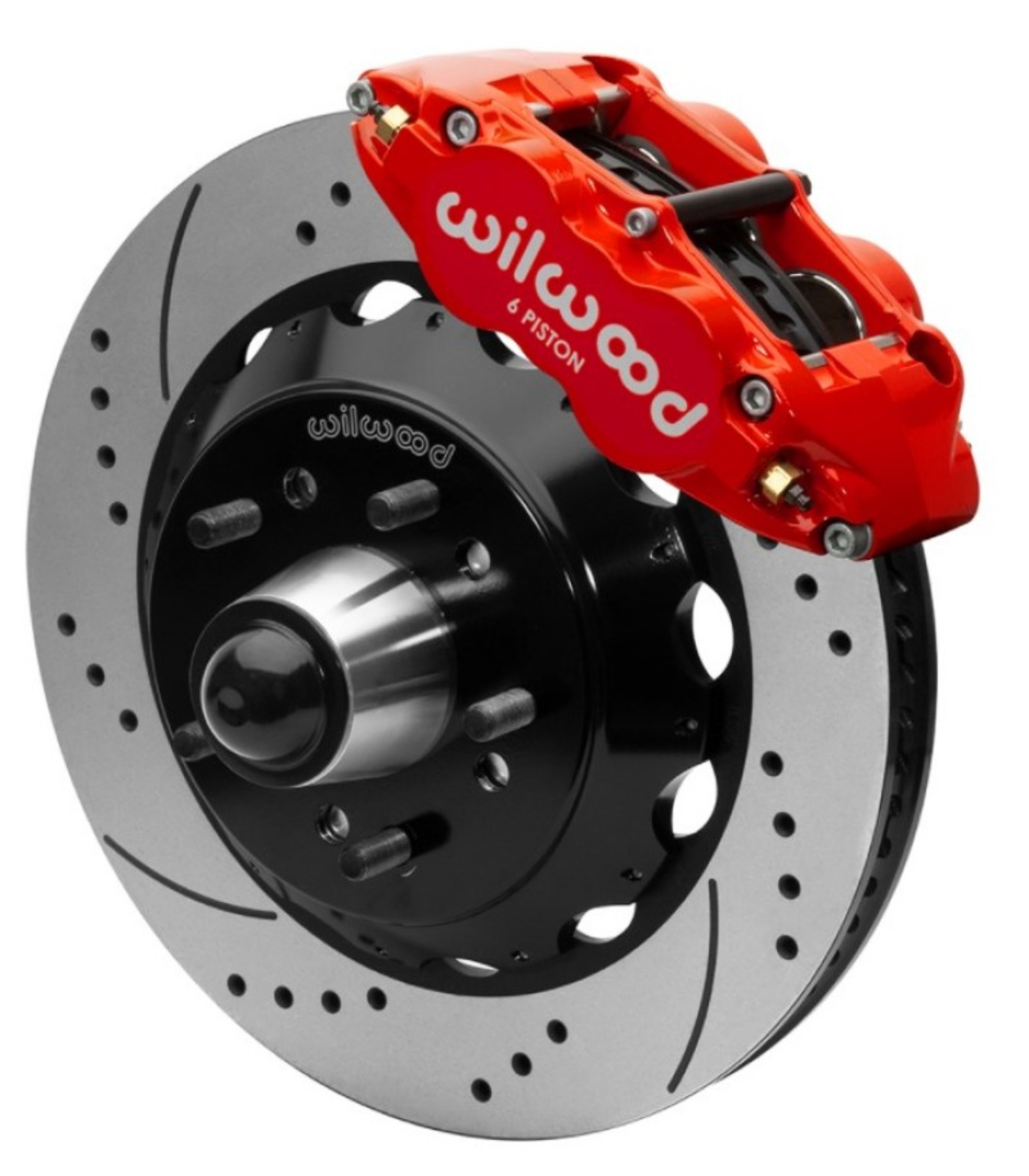 Picture of Wilwood Forged Narrow Superlite 6R Front Big Brake Kit 14in Rotors 63-87 C10 - Red