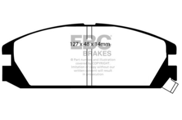Picture of EBC 84-89 Honda Accord Coupe 2-0 DX Yellowstuff Front Brake Pads
