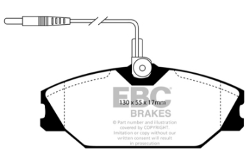 Picture of EBC 84-92 Renault 25 2-5 Greenstuff Front Brake Pads