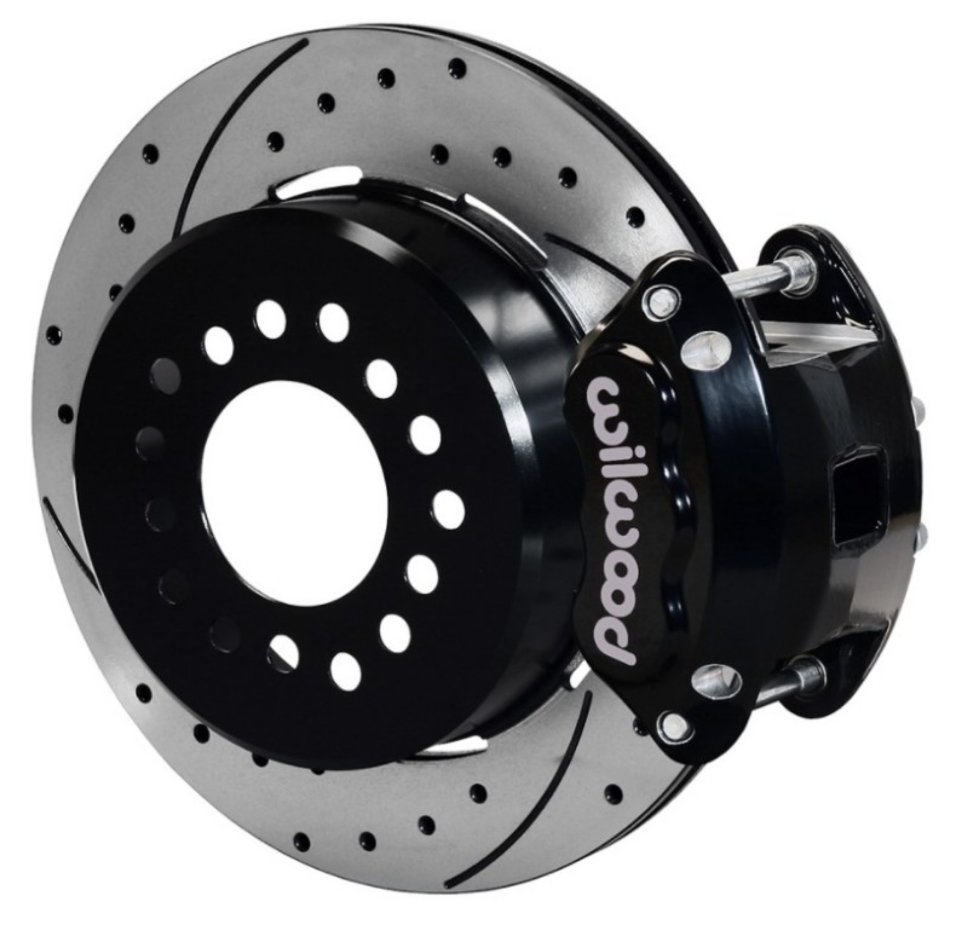 Picture of Wilwood D154 Rear 12-19in P-Brake Kit 2-75in-2-81in Offset - Black