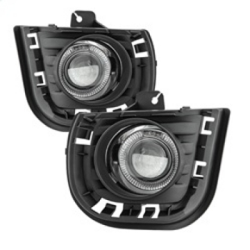 Picture of Spyder Scion TC 2014-2016 Halo Projector Fog Lights w-Switch - Clear FL-P-STC2014-HL