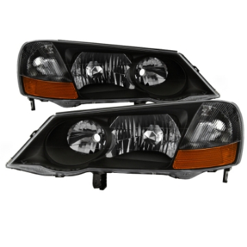 Picture of xTune Acura TL 2002-2003 HID Model Only OEM Style headlights - Black HD-JH-ATL02-HID-BK