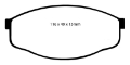 Picture of EBC 84-93 Toyota Pick-Up 1-2 Ton 2WD Greenstuff Front Brake Pads