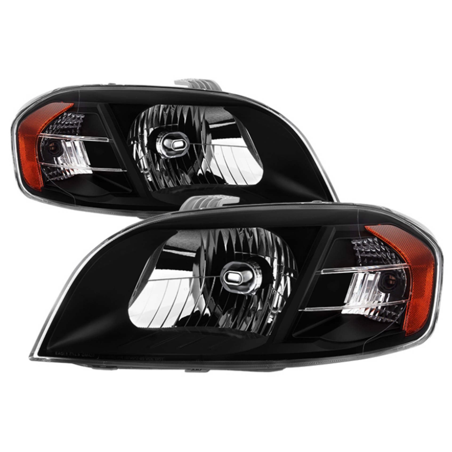Picture of xTune Chevy Aveo 07-11 Notchback Model Only OEM Style Headlights - Black HD-JH-CAVEO07-AM-BK