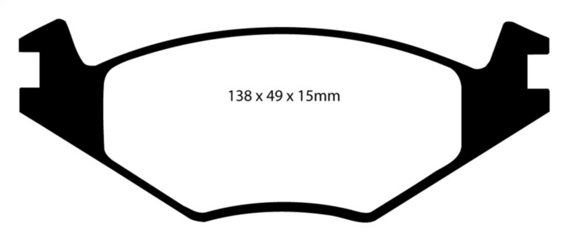 Picture of EBC 84-95 Volkswagen Golf 1-8 Yellowstuff Front Brake Pads