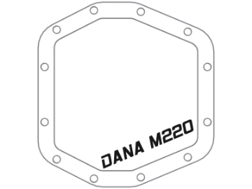 Picture of aFe Street Series Rear Differential Cover Black w-Machined Fins 20+ Jeep Gladiator JT Dana M220