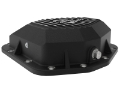 Picture of aFe Street Series Rear Differential Cover Black w-Machined Fins 20+ Jeep Gladiator JT Dana M220