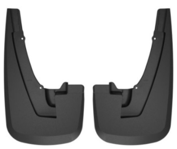 Picture of Husky Liners 19-22 RAM 2500-3500 w-o OEM Fender Flares Custom Front Mud Guards - Black