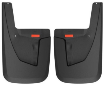 Picture of Husky Liners 19-22 RAM 2500-3500 w-o OEM Fender Flares Custom Rear Mud Guards - Black