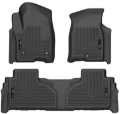 Picture of Husky Liners 21-23 Suburban-Tahoe-Yukon-Yukon XL Weatherbeater Front & 2nd Seat Floor Liners - Black