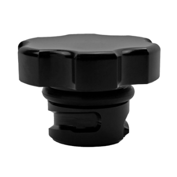 Picture of Wehrli 2001+ GM Duramax LB7-LLY-LBZ-LMM-LML-L5P Billet Oil Fill Cap - Black Anodized