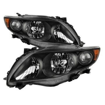 Picture of xTune Toyota Corolla 2009-2010 OEM Style Headlights - Black HD-JH-TCO09-AM-BK